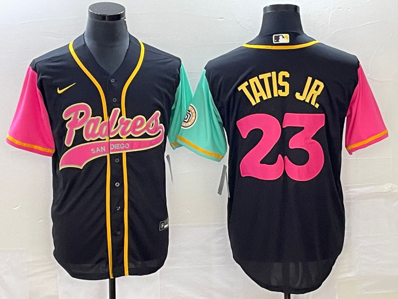 Men's San Diego Padres Fernando Tatis Jr. #23 Black City Connect Jersey Joint Edition